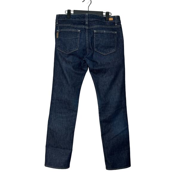 PAIGE Roxbury Premium Jeans Stretch in Dark Wash Denim Size 31 - Picture 2 of 6